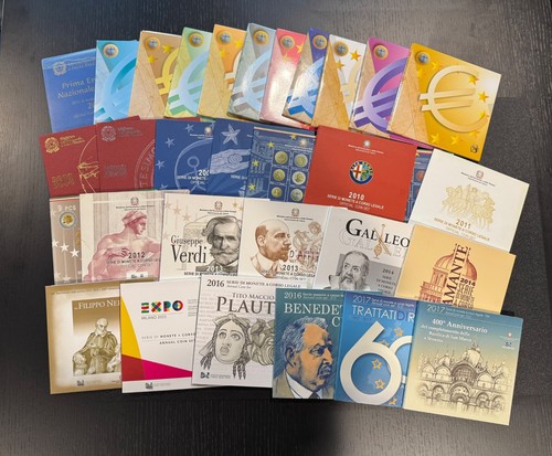 Serie zecca divisionali - serie, italia