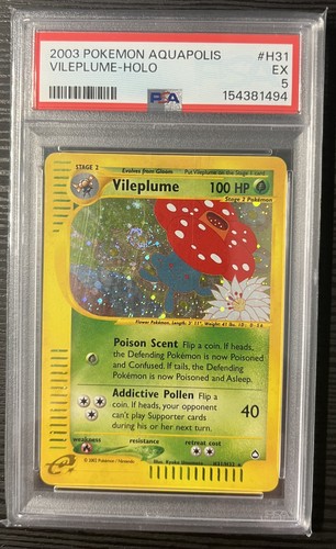 Vileplume h31 aquapolis - vileplume, #h31,