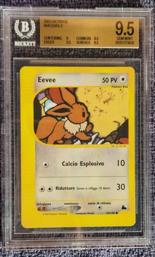 Pokemon 2003 eevee - 9.5, gem